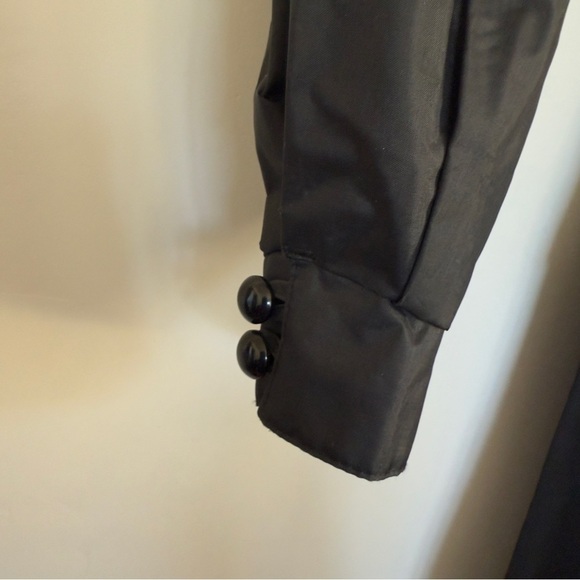 Bryant Park Vintage Trench Coat in black Size: 22 - Picture 4 of 6